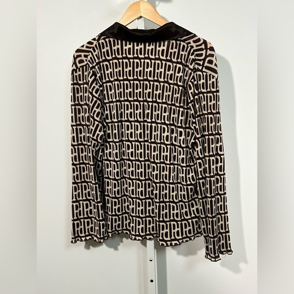 Peppermayo Monogram Logo Set โ Brown & Cream Top + Pants (Size 2) - Picture 5 of 7